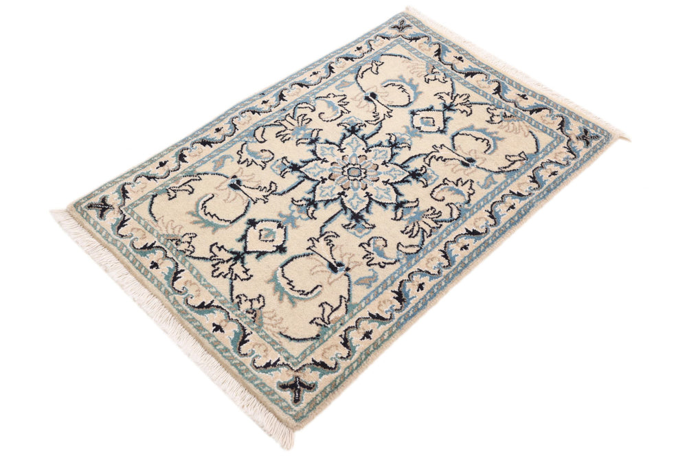 Perserteppich - Nain - 85 x 55 cm - creme