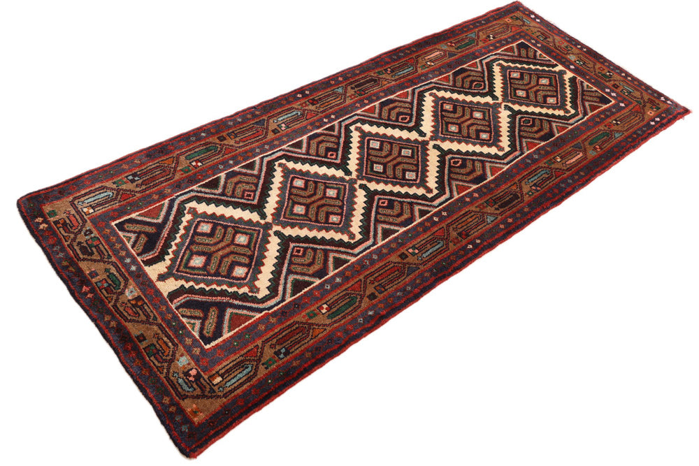 Läufer Perser - Nomadic - 188 x 76 cm - rost