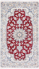 Perserteppich - Nain - 213 x 120 cm - rot
