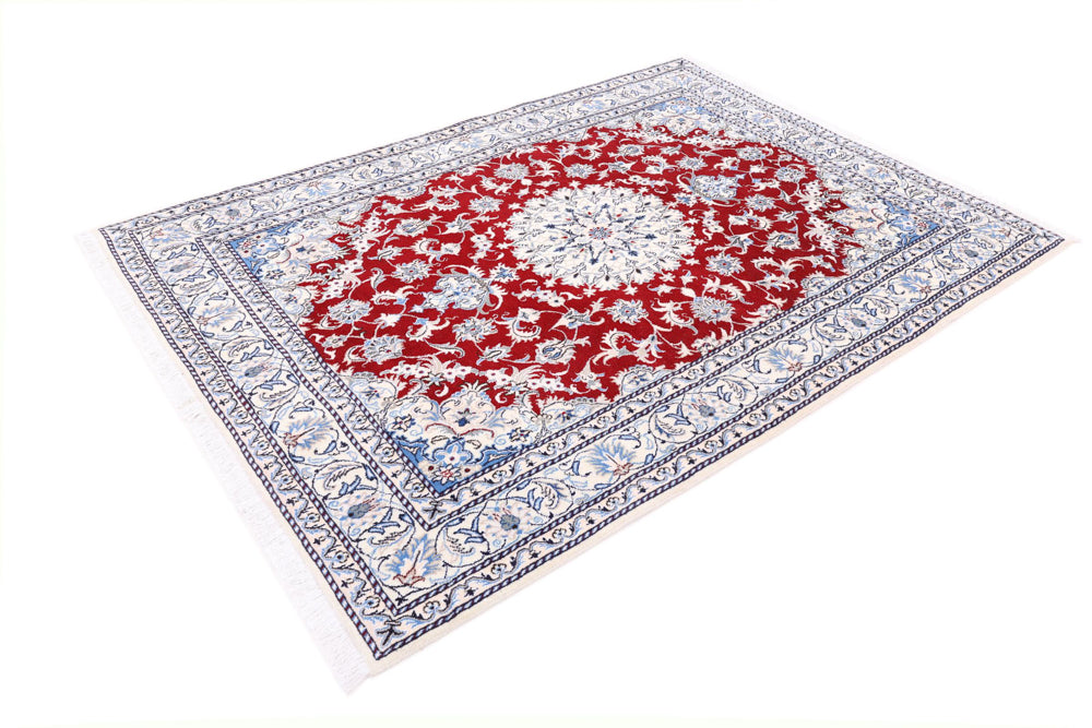 Perserteppich - Nain - 231 x 167 cm - rot