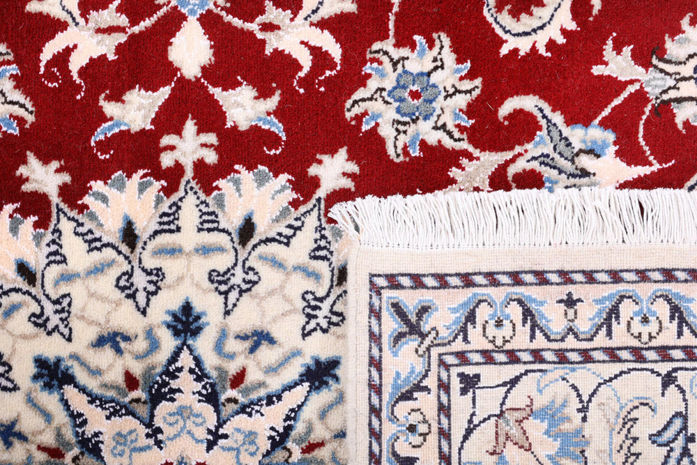 Perserteppich - Nain - 231 x 167 cm - rot