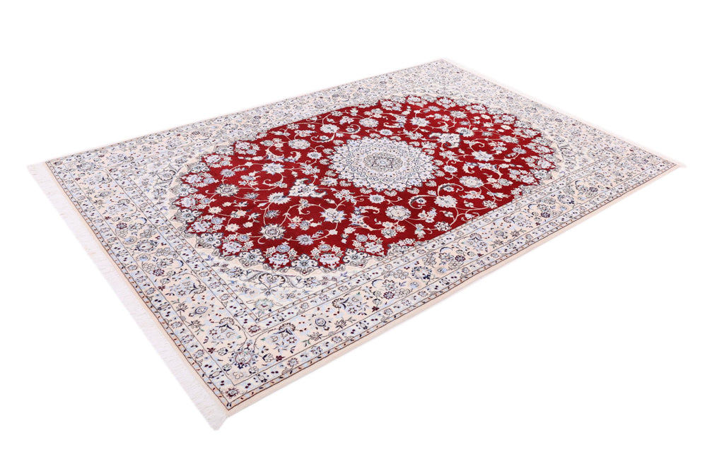 Perserteppich - Nain - Premium - 241 x 156 cm - rot