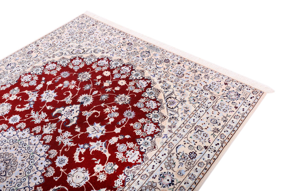 Perserteppich - Nain - Premium - 241 x 156 cm - rot