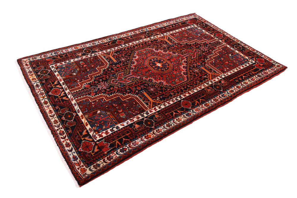 Perserteppich - Nomadic - 192 x 120 cm - dunkelrot