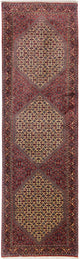 Läufer Perser - Bidjar - 300 x 88 cm - rost