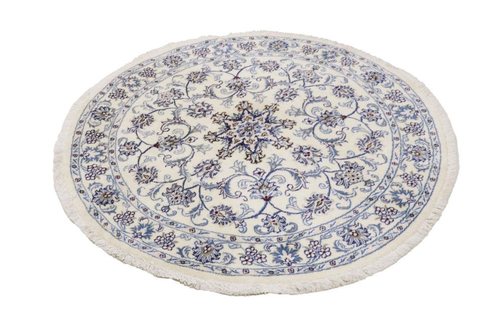 Perserteppich - Nain rund  - 150 x 150 cm - creme