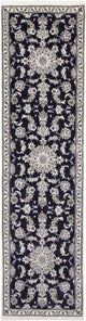Läufer Perser - Nain - 290 x 76 cm - dunkelblau