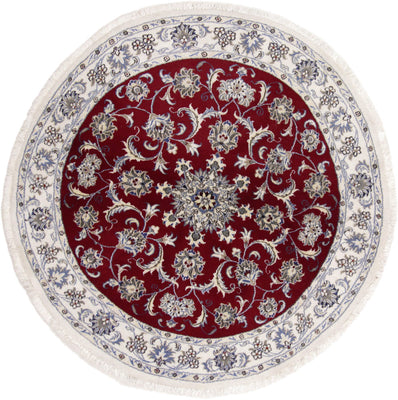 Läufer Perser - Nain - 100 x 100 cm - rot