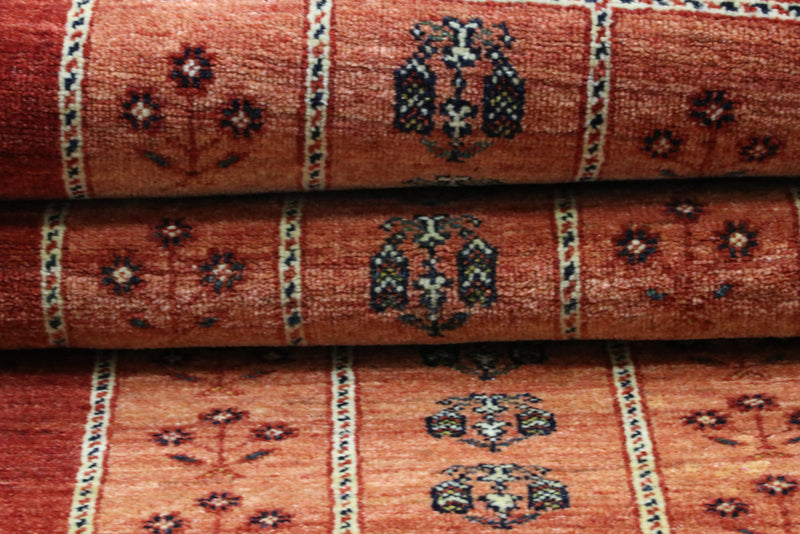 Läufer Gabbeh - Kaschkuli Perser - 290 x 82 cm - hellrot