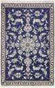 Perserteppich - Nain - 138 x 88 cm - blau