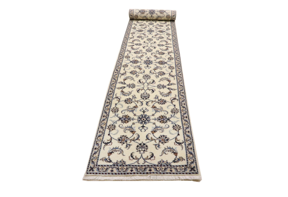 Läufer Perser - Nain - 380 x 80 cm - creme