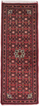 Läufer Perser - Nomadic - 200 x 80 cm - dunkelrot