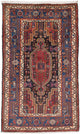 Perserteppich - Nomadic - 145 x 90 cm - dunkelrot