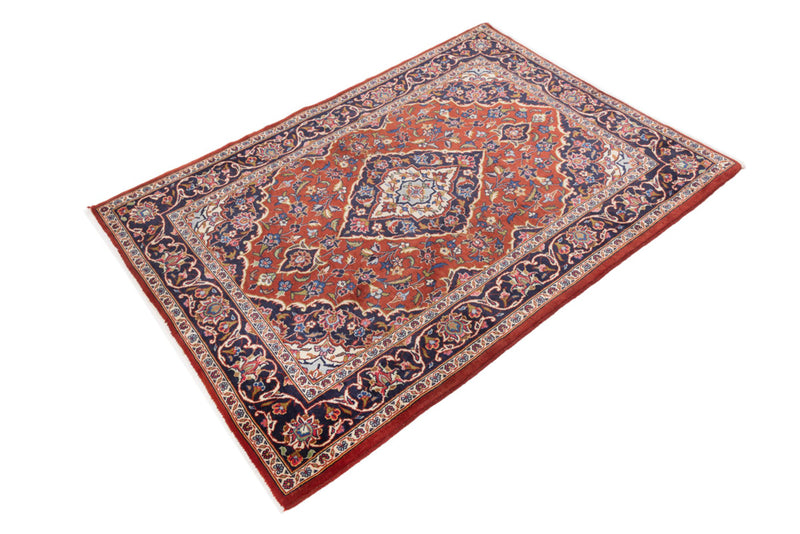 Perserteppich - Keshan - 150 x 105 cm - dunkelrot