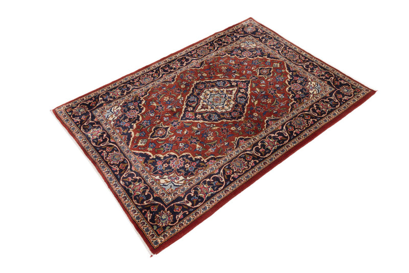 Perserteppich - Keshan - 150 x 105 cm - dunkelrot