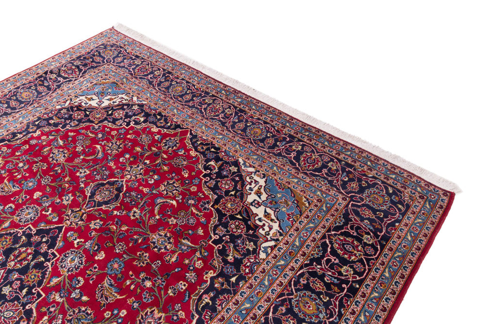 Perserteppich - Keshan - 400 x 295 cm - rot