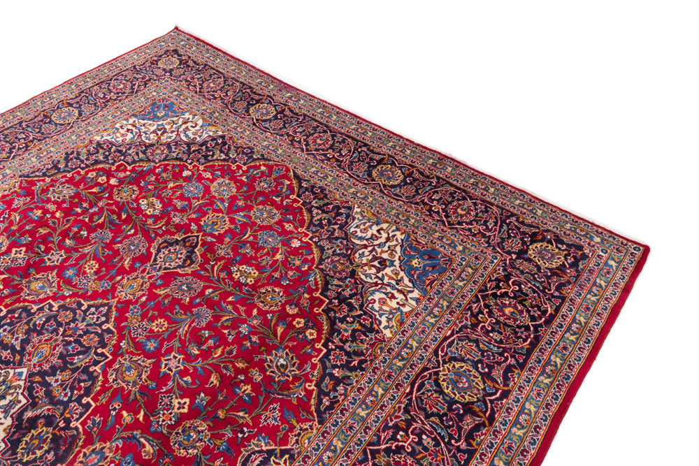 Perserteppich - Keshan - 420 x 305 cm - rot
