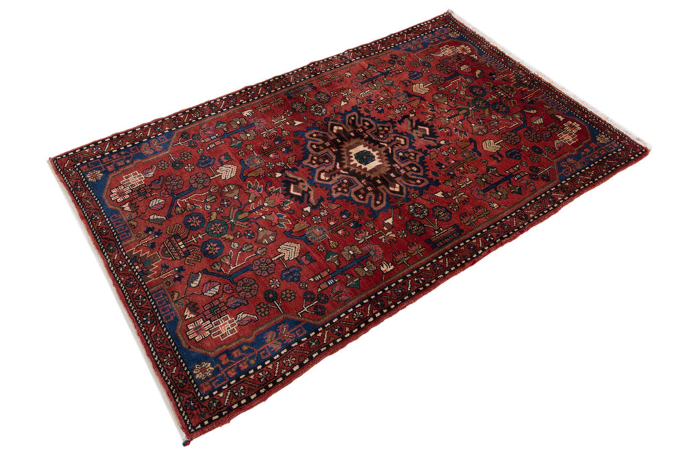 Perserteppich - Nomadic - 180 x 115 cm - rot