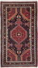 Perserteppich - Nomadic - 135 x 87 cm - dunkelrot