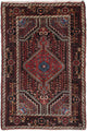 Perserteppich - Nomadic - 130 x 87 cm - dunkelrot
