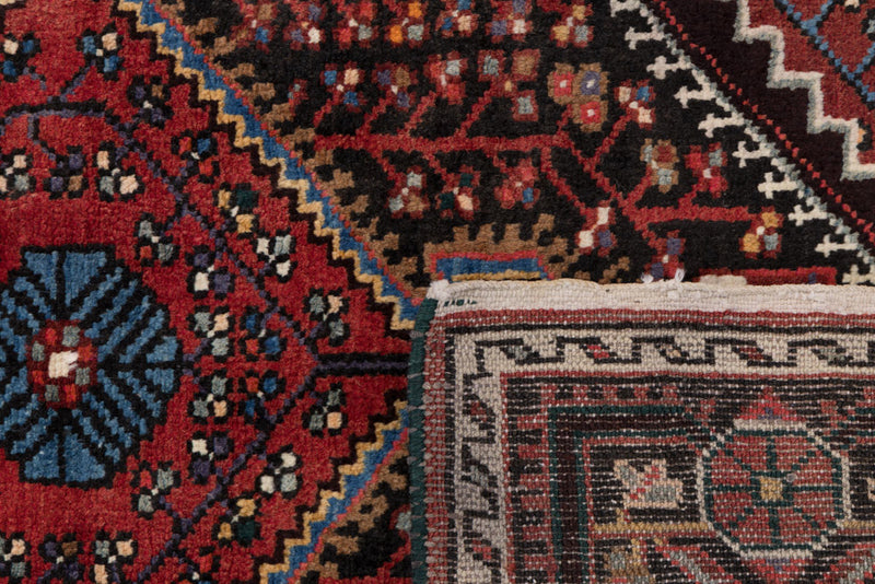 Perserteppich - Nomadic - 130 x 87 cm - dunkelrot