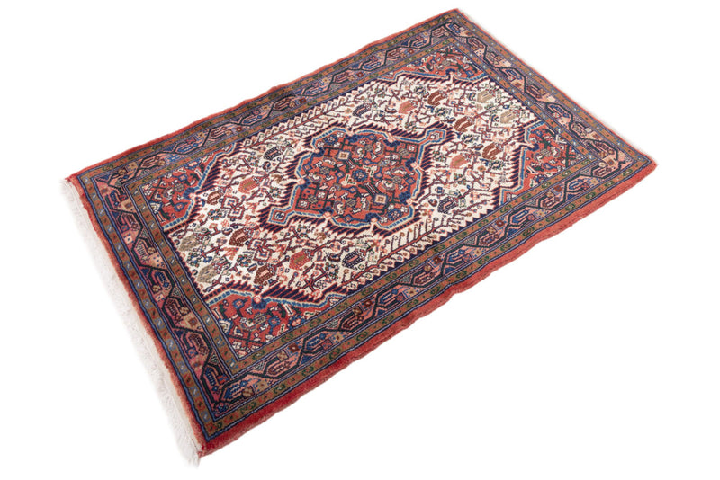 Perserteppich - Nomadic - 130 x 85 cm - creme