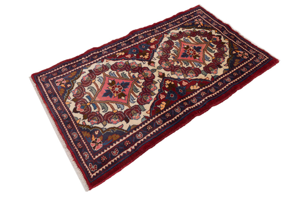 Perserteppich - Nomadic - 135 x 75 cm - mehrfarbig