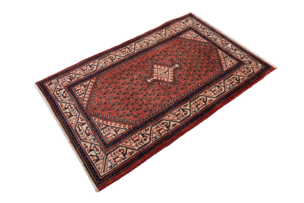 Perserteppich - Mir - 128 x 77 cm - rot