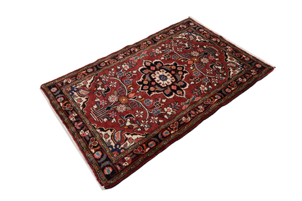 Perserteppich - Nomadic - 135 x 85 cm - rot