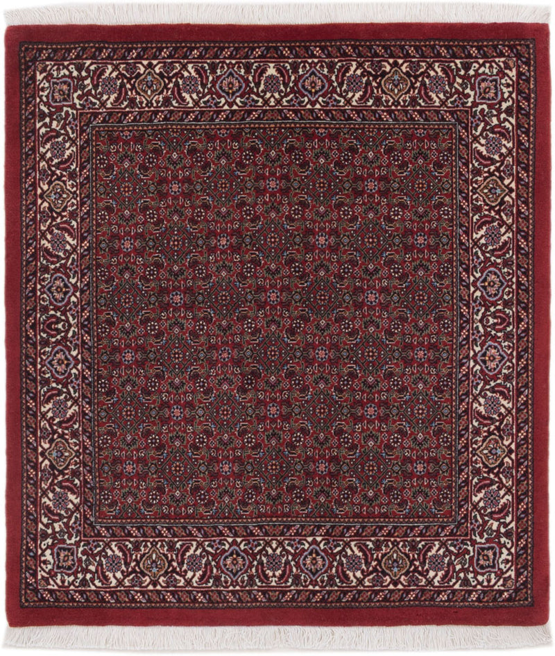 Perserteppich - Bidjar - Royal - 107 x 100 cm - dunkelrot