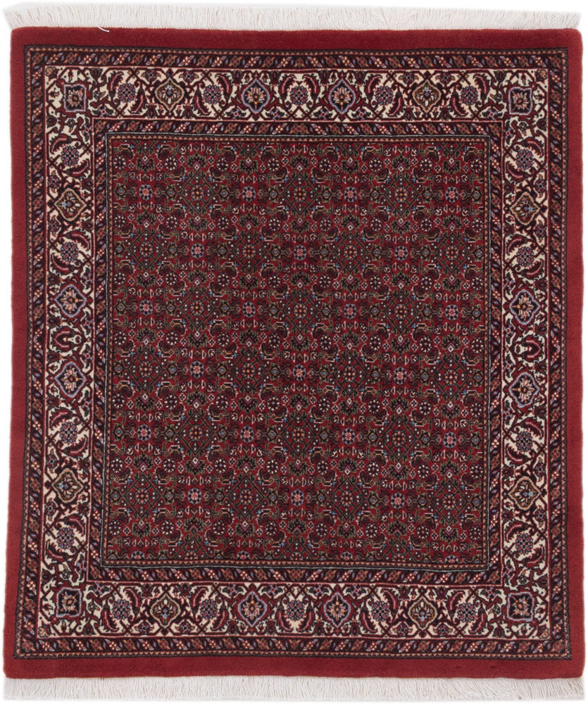 Perserteppich - Bidjar - Royal - 110 x 100 cm - dunkelrot