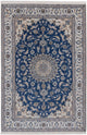 Perserteppich - Nain - 299 x 194 cm - blau