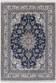 Perserteppich - Nain - 205 x 145 cm - dunkelblau