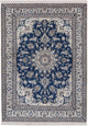 Perserteppich - Nain - 217 x 154 cm - dunkelblau