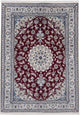 Perserteppich - Nain - 232 x 165 cm - rot