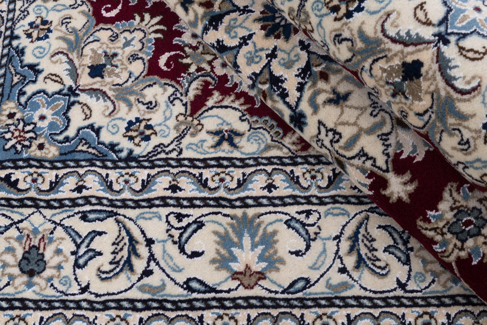 Perserteppich - Nain - 232 x 165 cm - rot