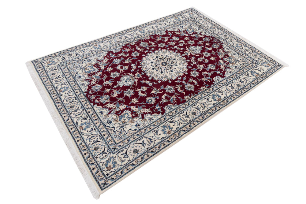 Perserteppich - Nain - 237 x 161 cm - rot