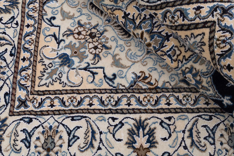 Perserteppich - Nain - 228 x 170 cm - dunkelblau