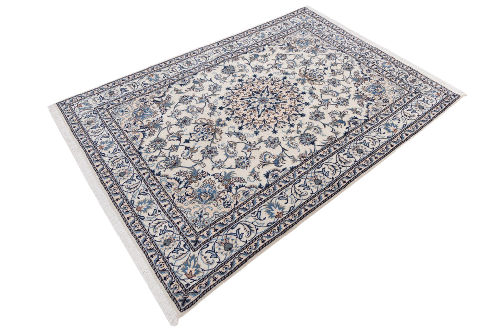 Perserteppich - Nain - 232 x 163 cm - creme