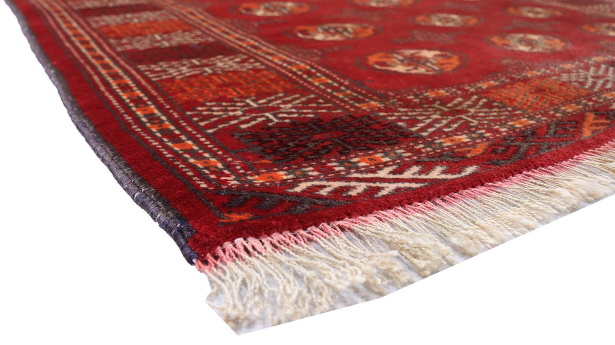 Turkaman Teppich 144 x 110 cm - rot