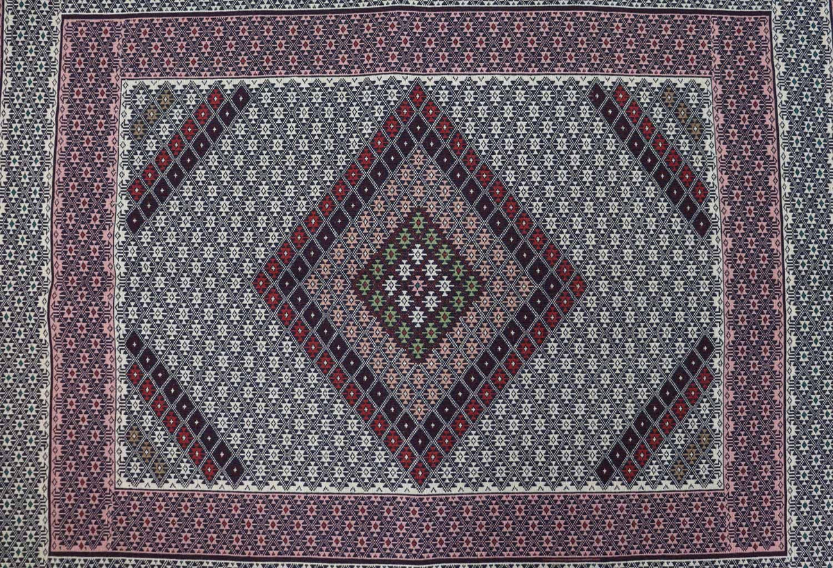 Kelim Teppich - Oriental 205 x 129 cm - blau