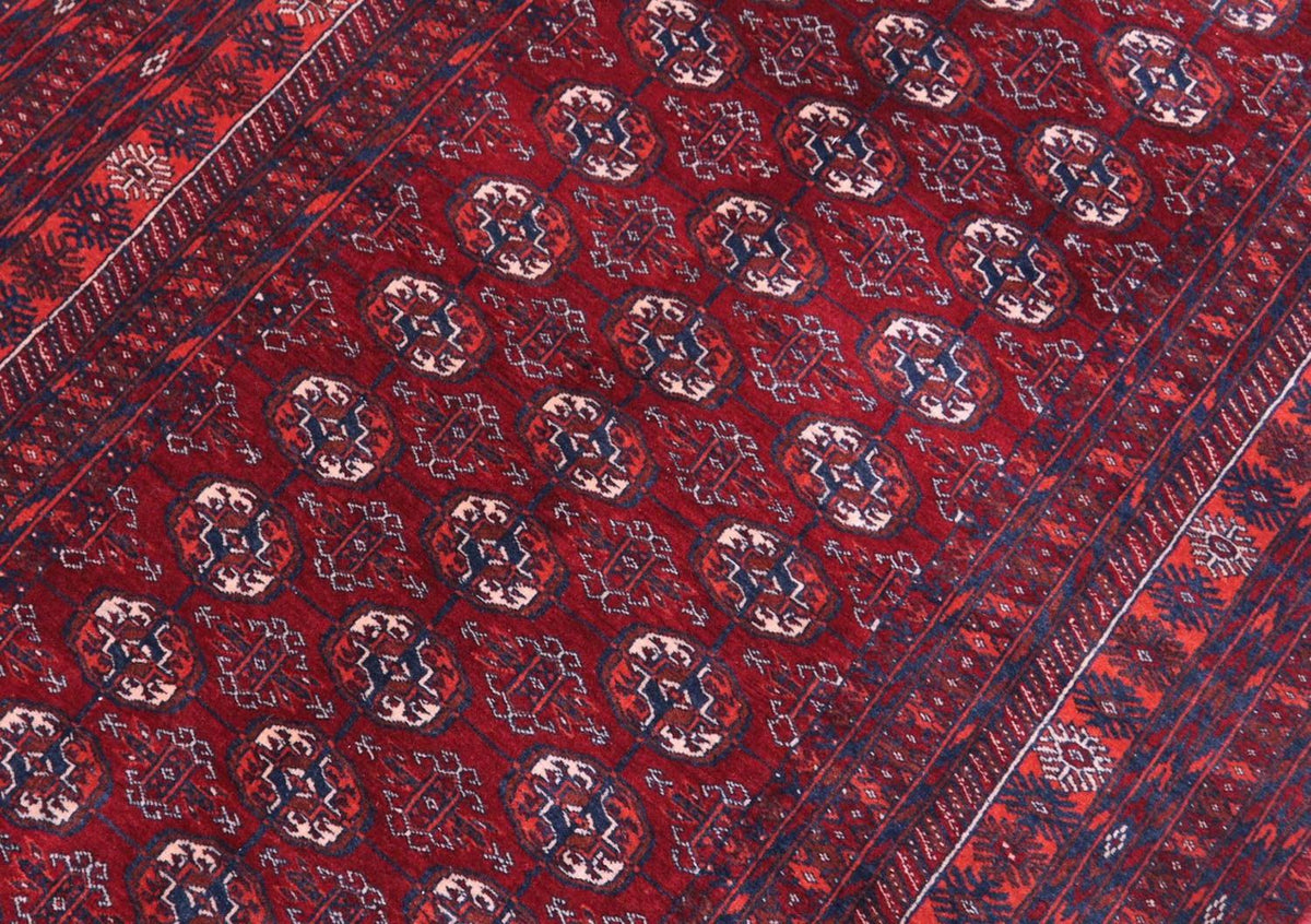Afghan Teppich 169 x 113 cm - dunkelrot