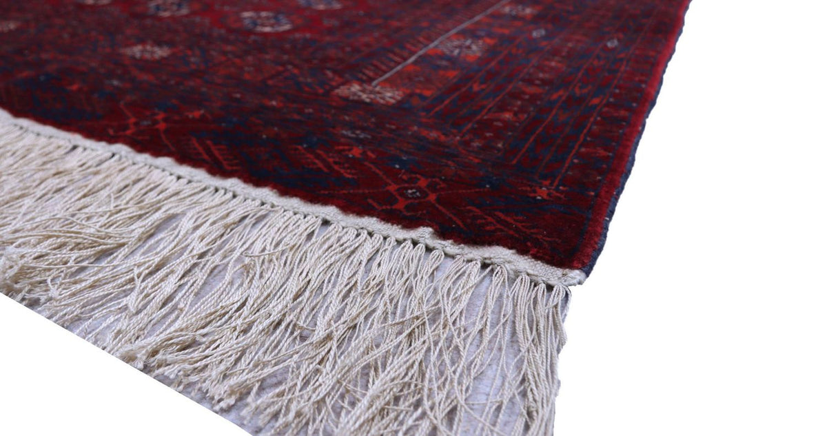 Afghan Teppich 169 x 113 cm - dunkelrot