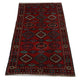 Belutsch Teppich 198 x 102 cm - dunkelrot