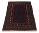 Belutsch Teppich 191 x 115 cm - dunkelrot