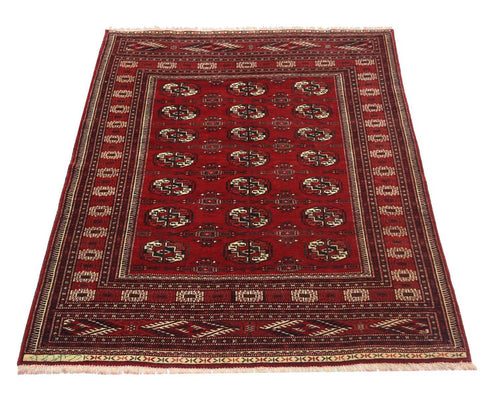 Afghan Teppich 180 x 130 cm - rot