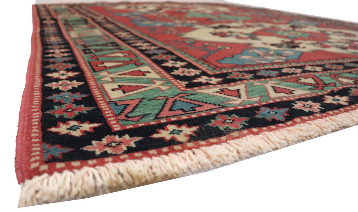Afghan Teppich 170 x 138 cm - rot