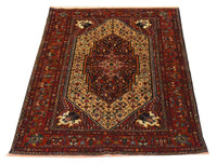 Afghan Teppich 187 x 125 cm - rot