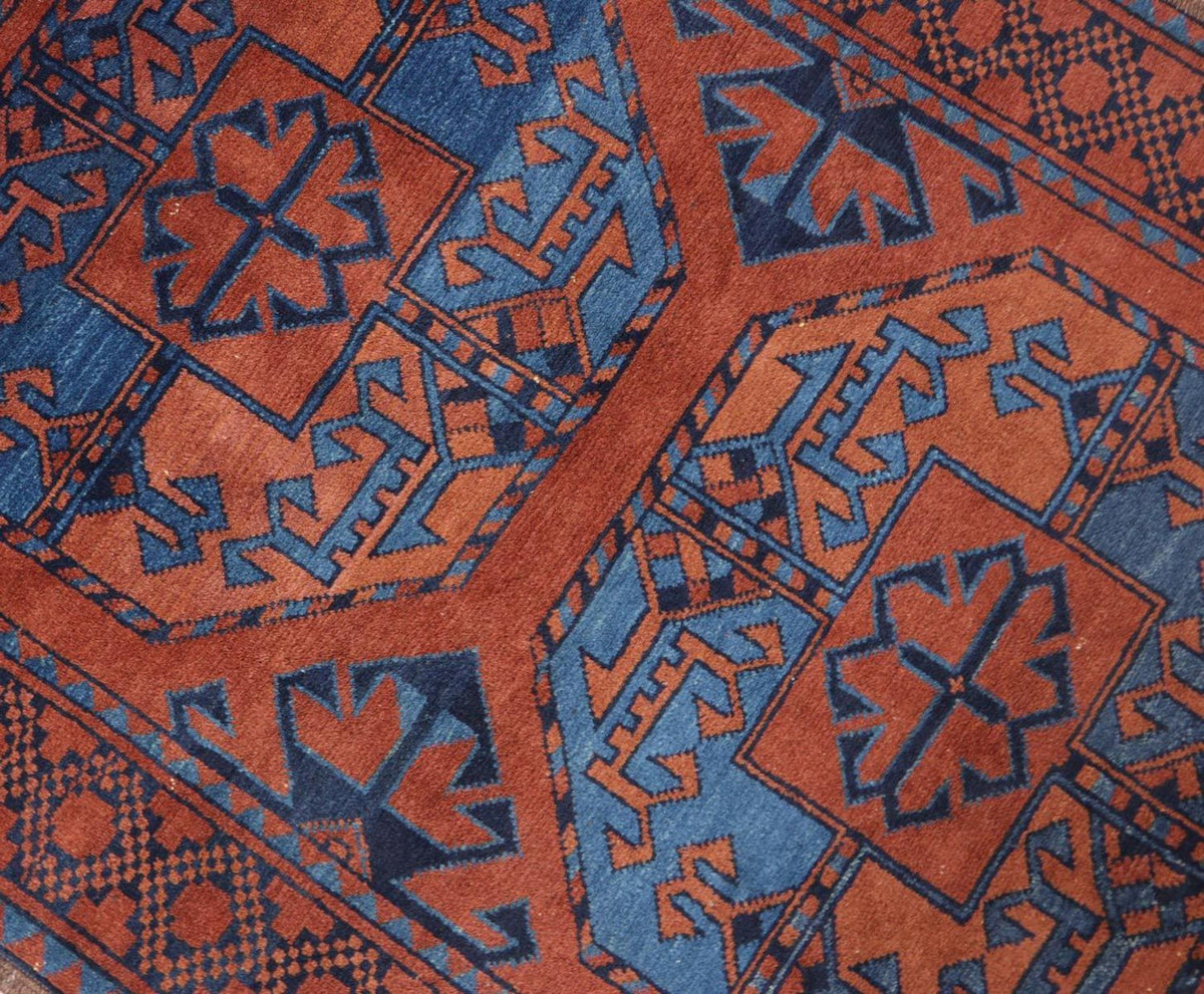 Afghan Teppich 124 x 90 cm - rot