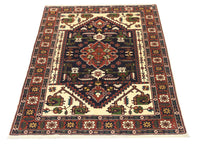 Afghan Teppich 182 x 129 cm - dunkelblau